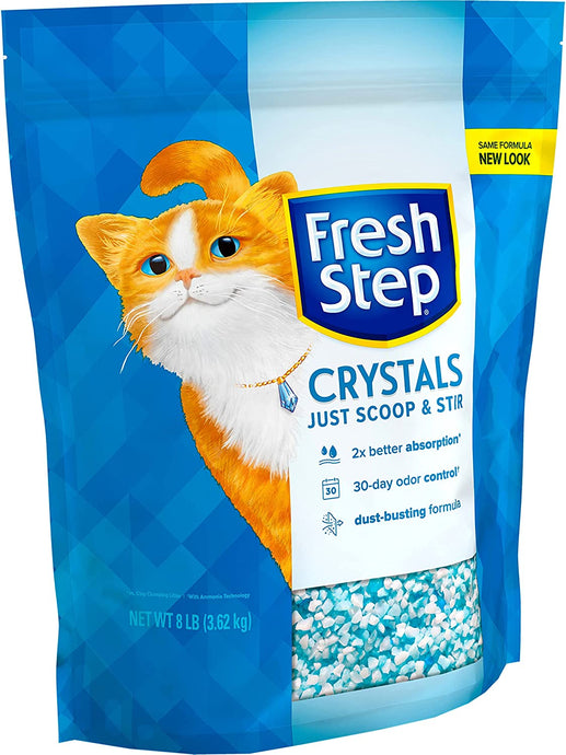 Fresh Step Crystals Cat Litter: 30 Days of Odor Control Guaranteed