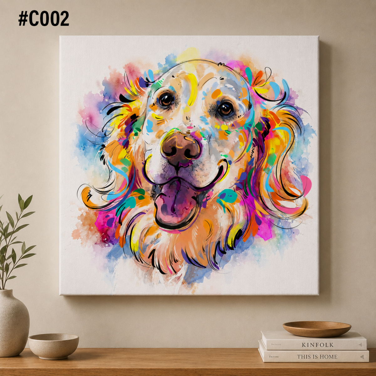 Custom Pet Portrait Wall Art (Campaign) - PAWSS