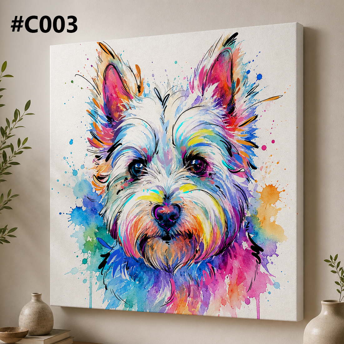Custom Pet Portrait Wall Art (Campaign) - PAWSS