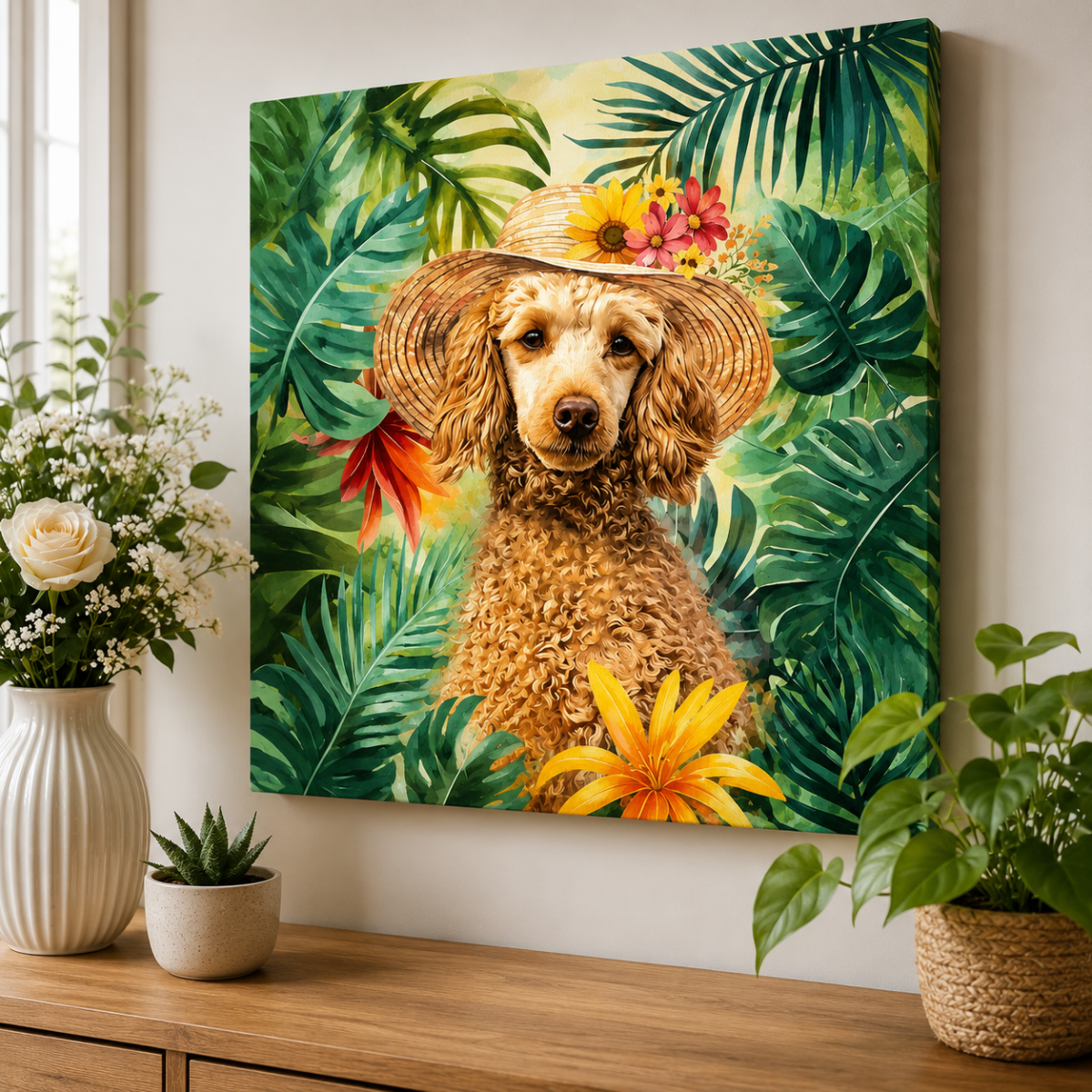 Custom Portrait Wall Art - SummerTime - PAWSS