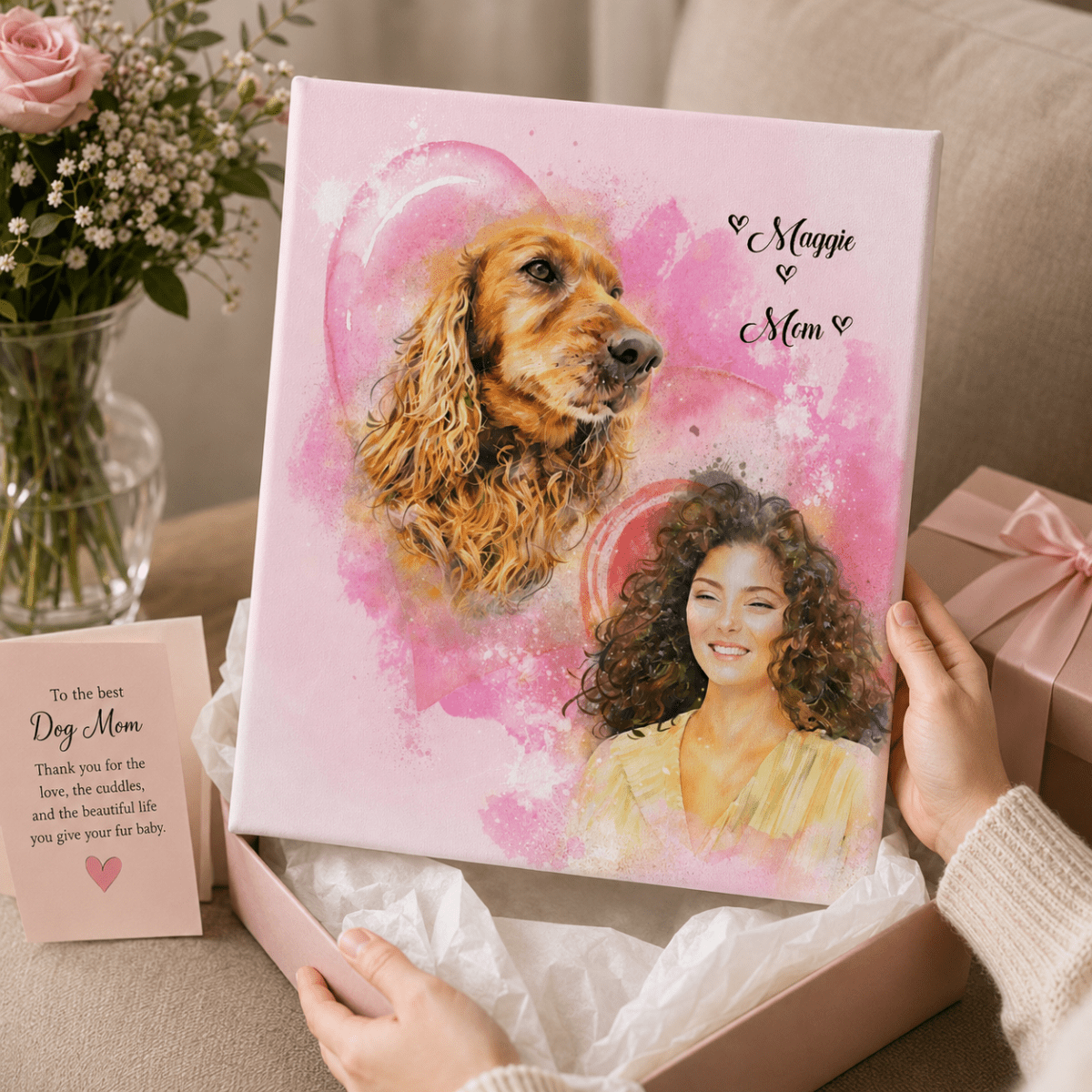 Custom Portrait Wall Art - Little Companions - PAWSS
