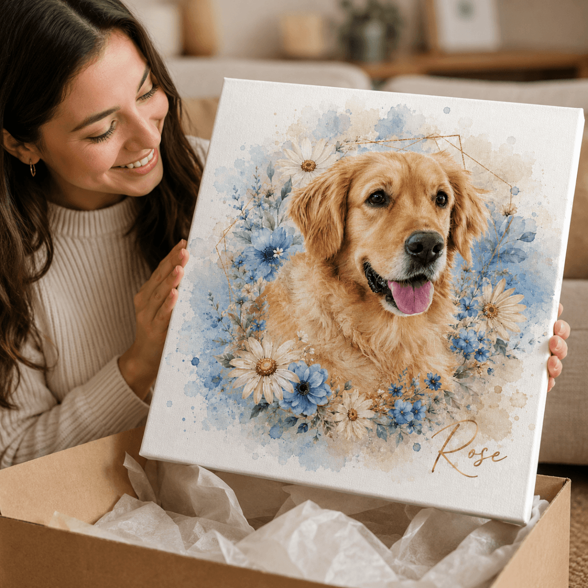 Pet Portrait Wall Art - The Spring - PAWSS