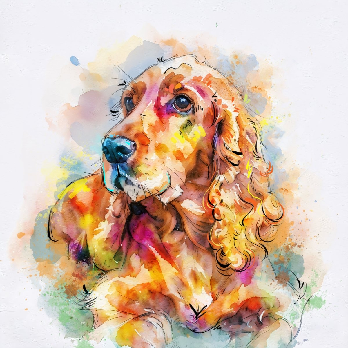 Pet Portrait Wall Art - PawPalette - PAWSS