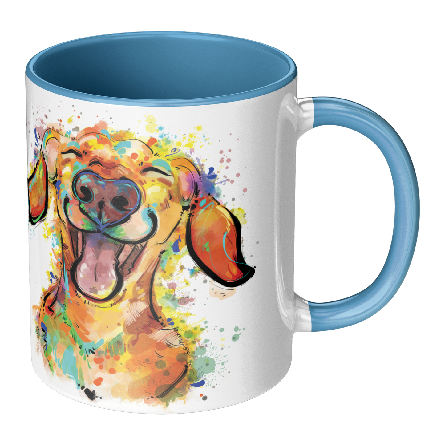 Cutie_Nose_Dachshund_Accent_Mug_Blue_Accent_RH_Main_Mockup.png