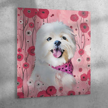 Load image into Gallery viewer, Oil Painting Floral Style Custom Pet Portrait