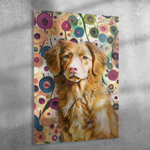 Load image into Gallery viewer, Oil Painting Floral Style Custom Pet Portrait