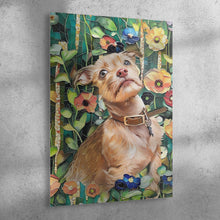 Load image into Gallery viewer, Oil Painting Floral Style Custom Pet Portrait