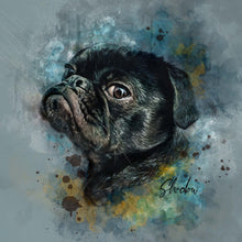 Load image into Gallery viewer, Watercolor Pet Art - Contemporary Neutral (CN)