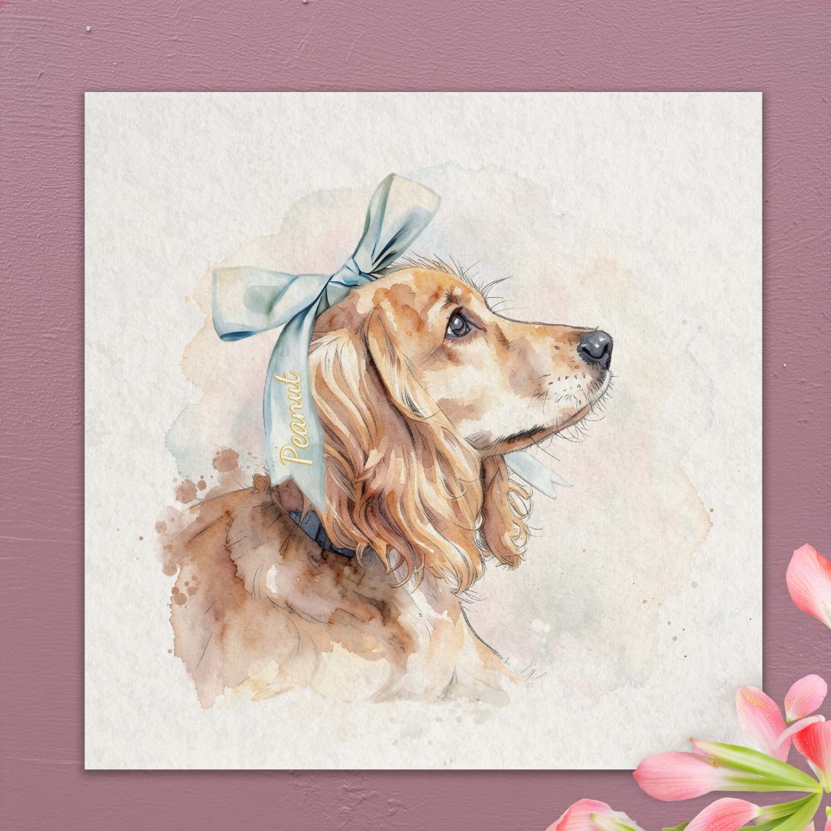 Custom Portrait Wall Art - "My Little Gift" - PAWSS