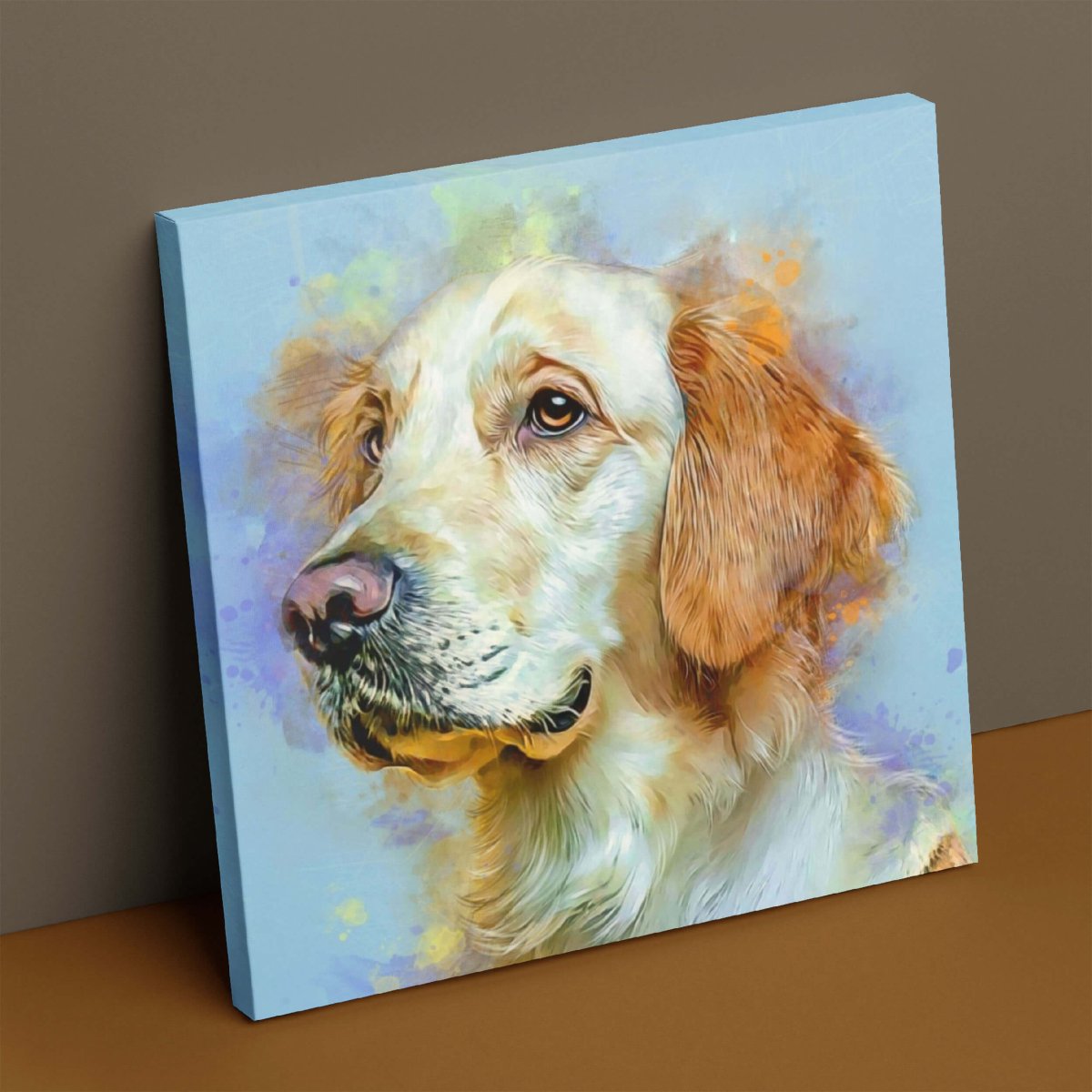Watercolor Pet Portrait Wall Art - PAWSS