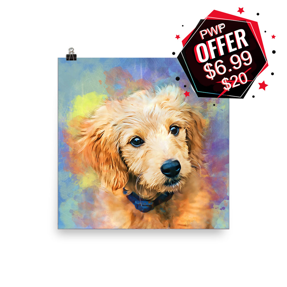 Special OFFER 47% OFF - Watercolor Pet Poster Printing (PPO)