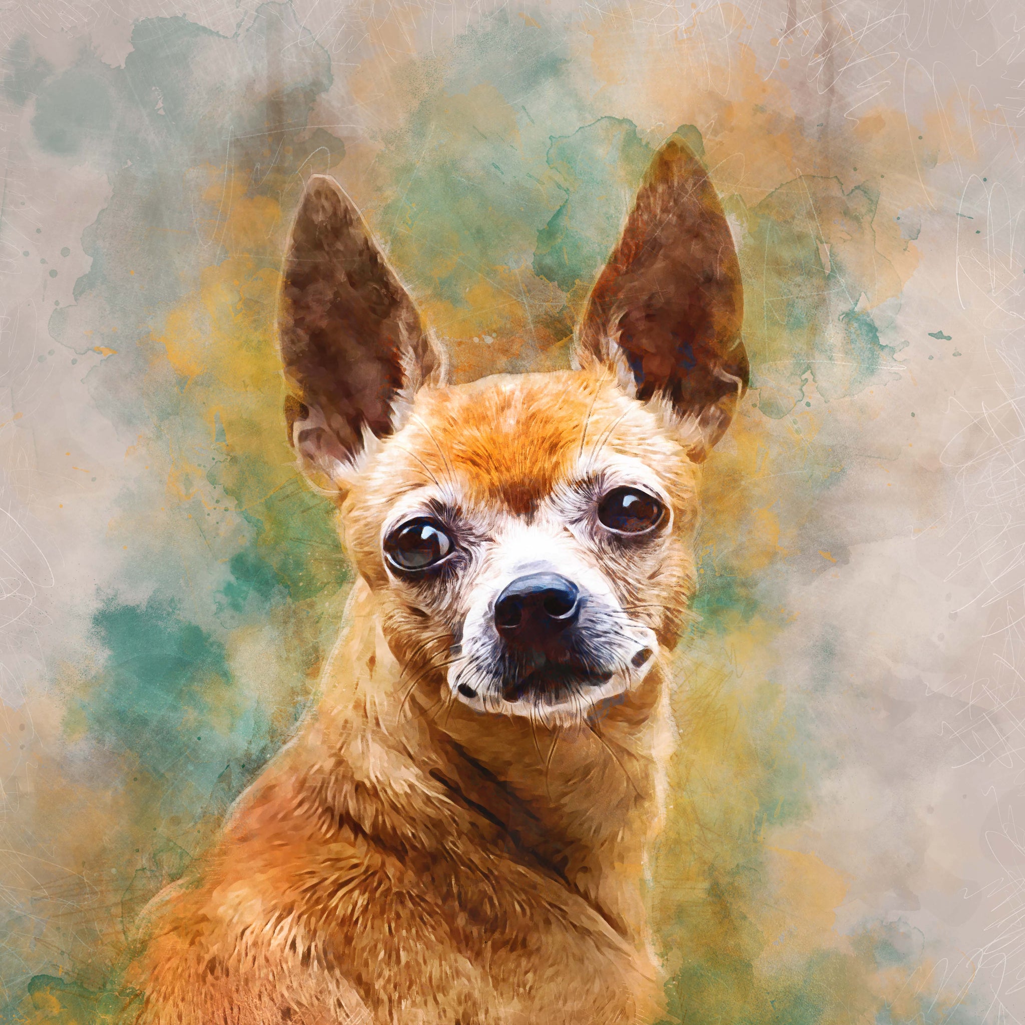 Pet portraits on sale