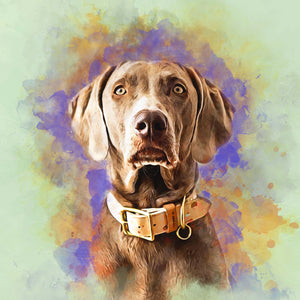PAWSS - Watercolor pet portrait | dog art 