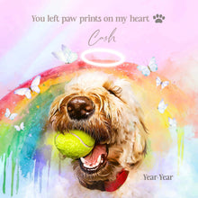 Load image into Gallery viewer, Watercolor Pet Art - Rainbow Bridge (RB)