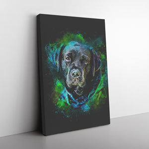 Watercolor Pet Canvas (Rectangle) Printing (TR)