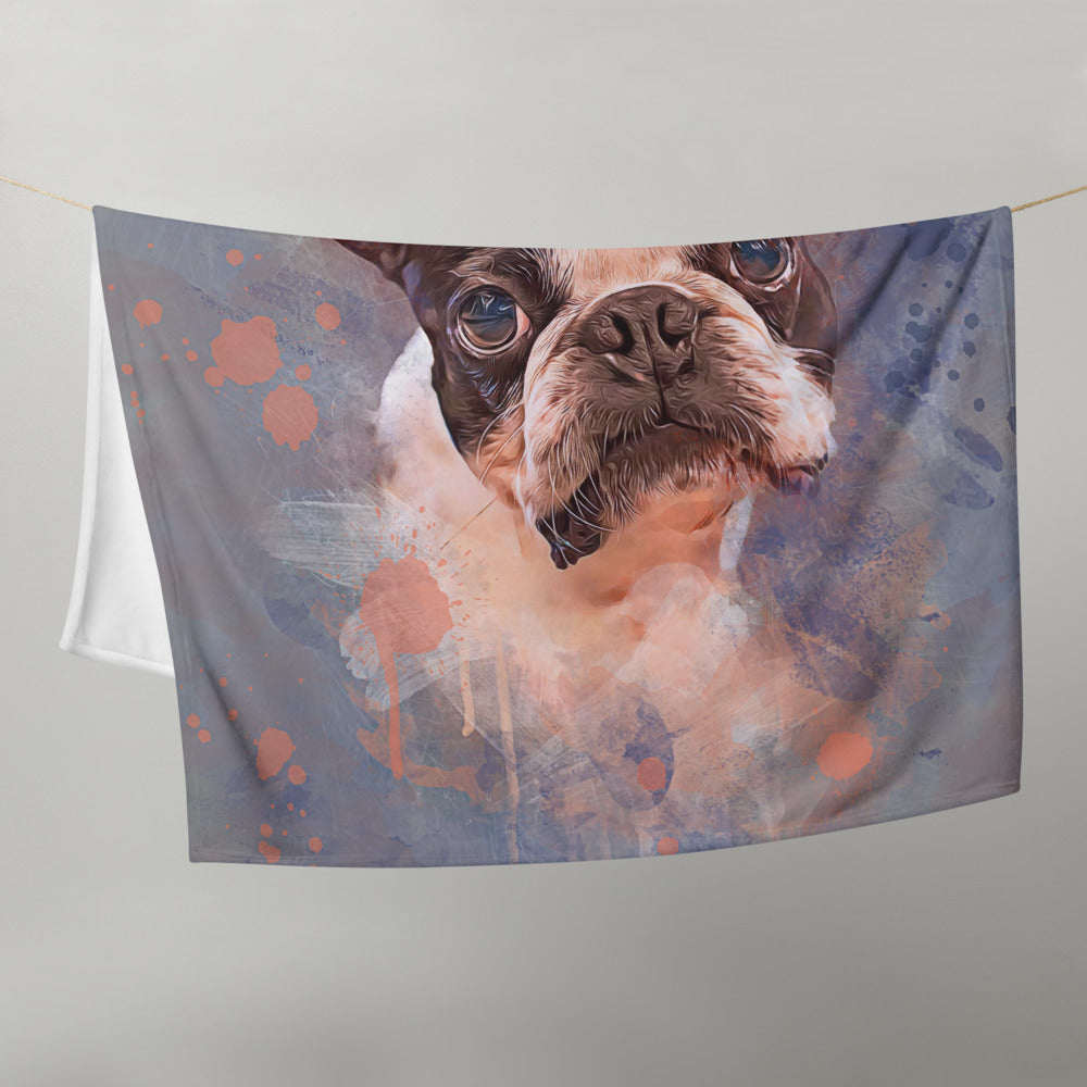 Watercolor Pet Blanket Printing (PB)