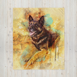 Watercolor Pet Blanket Printing (PB)
