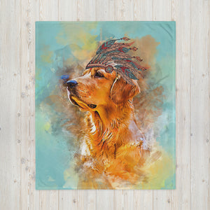 Watercolor Pet Blanket Printing (PB)