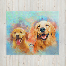 Load image into Gallery viewer, Watercolor Pet Blanket Printing (PB)