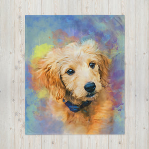 Watercolor Pet Blanket Printing (PB)